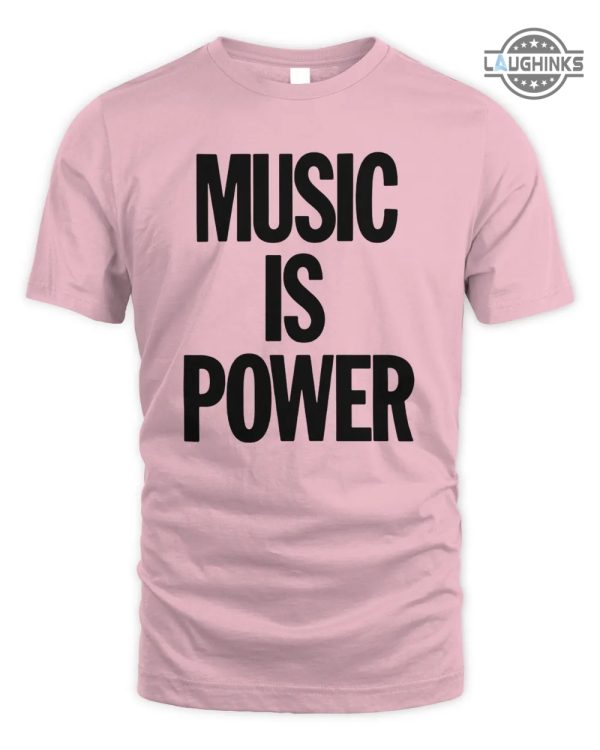 richard ashcroft music is power t shirt pink yellow white shirt