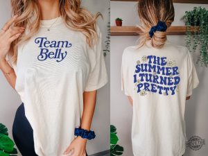 Team Belly Shirt He Gave Me The Moon And The Stars Infinity Hoodie Team Conrad Shirt American Eagle revetee.com 2