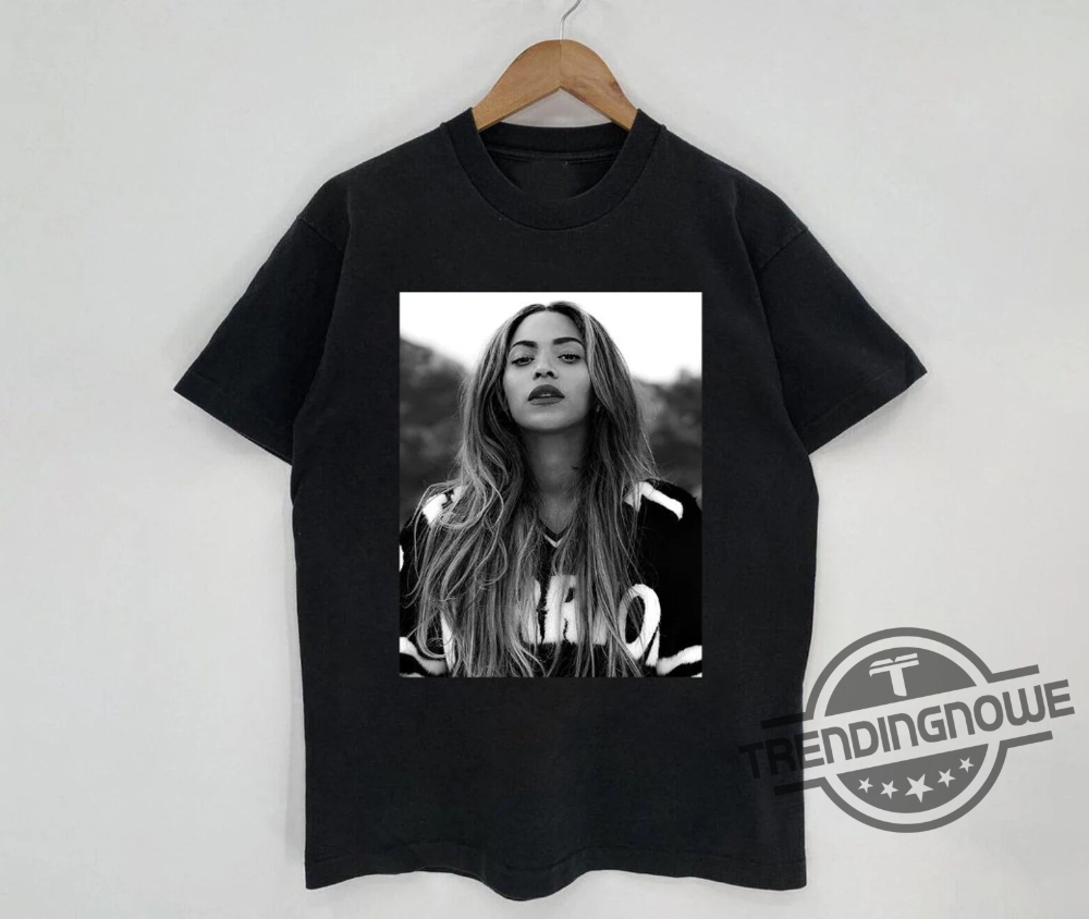 New Hot Beyonce Black And White Shirt Beyonce Renaissance World Tour 2023 Shirt Beyonce Shirt Music Rnb Singer Hiphop Rapper Shirt