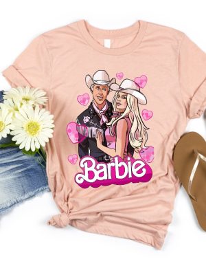 Barbenheimer Outfit Ideas Barbenheimer T Shirts Barbenheimer Shirts Barbie And Ken Costume Barbie Shirt Women Barbinhimer Barbenheimer Outfit Barbieheimer Shirt revetee.com 2