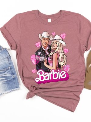 Barbenheimer Outfit Ideas Barbenheimer T Shirts Barbenheimer Shirts Barbie And Ken Costume Barbie Shirt Women Barbinhimer Barbenheimer Outfit Barbieheimer Shirt revetee.com 3