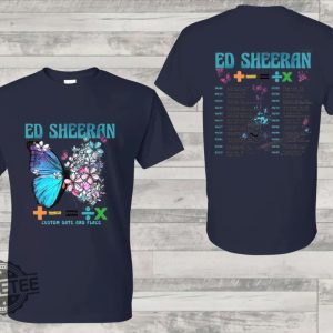 Ed Sheeran Mathematics tour t shirt