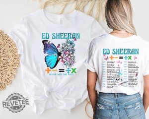 Ed Sheeran Mathematics Tour Tshirt Ed Sheeran Merch Mathematics Tour Ed Sheeran Merch Ed Sheeran Tour Merch 2023 Ed Sheeran Detroit Shirt revetee.com 2