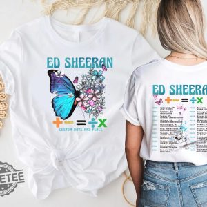 Ed Sheeran Mathematics Tour Tshirt Ed Sheeran Merch Mathematics Tour Ed Sheeran Merch Ed Sheeran Tour Merch 2023 Ed Sheeran Detroit Shirt revetee.com 2