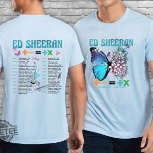 Ed Sheeran Mathematics Tour Tshirt Ed Sheeran Merch Mathematics Tour Ed Sheeran Merch Ed Sheeran Tour Merch 2023 Ed Sheeran Detroit Shirt revetee.com 4