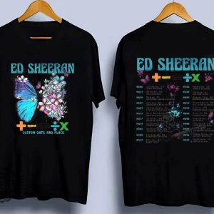 Ed Sheeran Mathematics Tour Tshirt Ed Sheeran Merch Mathematics Tour Ed Sheeran Merch Ed Sheeran Tour Merch 2023 Ed Sheeran Detroit Shirt revetee.com 5