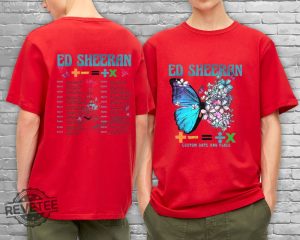 Ed Sheeran Mathematics Tour Tshirt Ed Sheeran Merch Mathematics Tour Ed Sheeran Merch Ed Sheeran Tour Merch 2023 Ed Sheeran Detroit Shirt revetee.com 6