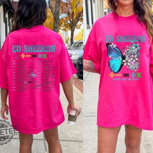 Ed Sheeran Mathematics Tour Tshirt Ed Sheeran Merch Mathematics Tour Ed Sheeran Merch Ed Sheeran Tour Merch 2023 Ed Sheeran Detroit Shirt revetee.com 7