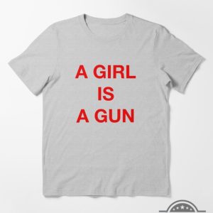 a girl is a gun shirt black a girl is a gun shirt white mens womens a girl is a gun t shirt laughinks.com 1