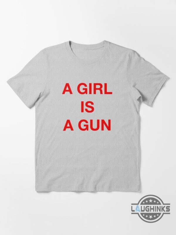 a girl is a gun shirt black a girl is a gun shirt white mens womens a girl is a gun t shirt laughinks.com 1