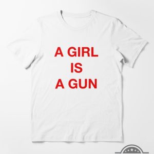 a girl is a gun shirt black a girl is a gun shirt white mens womens a girl is a gun t shirt laughinks.com 2