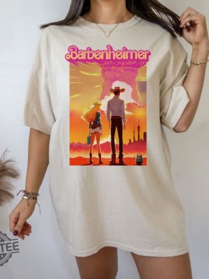 Barbenheer Barbheimer Shirt Greta Gerwig Oppenheimer Barbenheimer Shirt Oppenheimer Hoodie Unique I Am Kenough J Robert Oppenheimer Barbheimer Shirt revetee.com 3