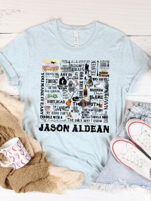 Jason Aldean T Shirt Try That In A Small Town T Shirt Hoodie Jason Aldean Try That In A Small Town Lyrics Shirt Hoodie Sweatshirt Unique revetee.com 2