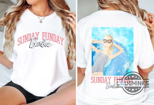 barbie sunday funday shirt barbie shirt women barbie t shirt for adults kids mens womens barbie tshirt womens barbie movie shirt barbie shirt near me laughinks.com 4