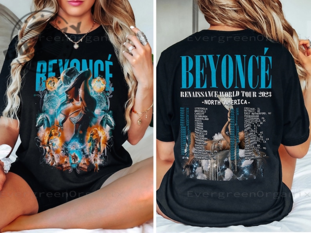 Renaissance Beyonce World Tour 2023 Queen Of Pop Music Beyonce Rnb Singer Hiphop Vintage Shirt