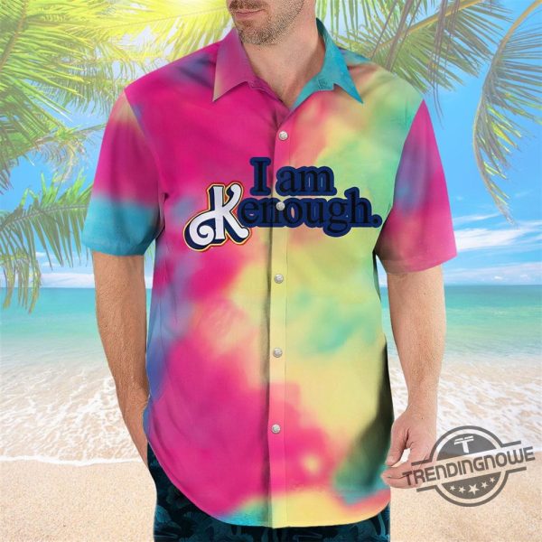 I Am Kenough Hawaiian Shirt Barbie I Am Kenough Shirt Sweatshirt Hoodie Ryan Gosling Hawaiian Shirt Kenough Shirt Ken Shirt trendingnowe.com 2 1