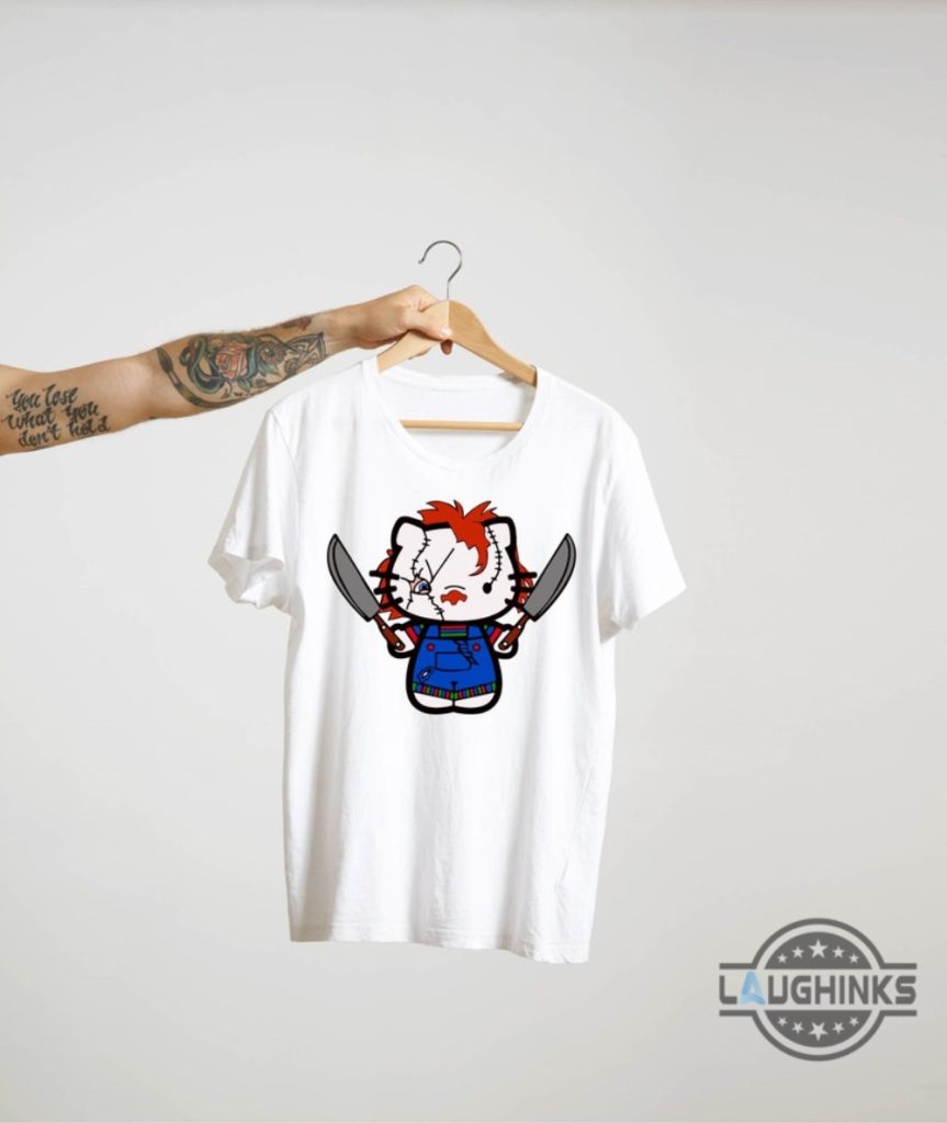 Chucky x hello kitty halloween shirt best hello kitty shirts vintage