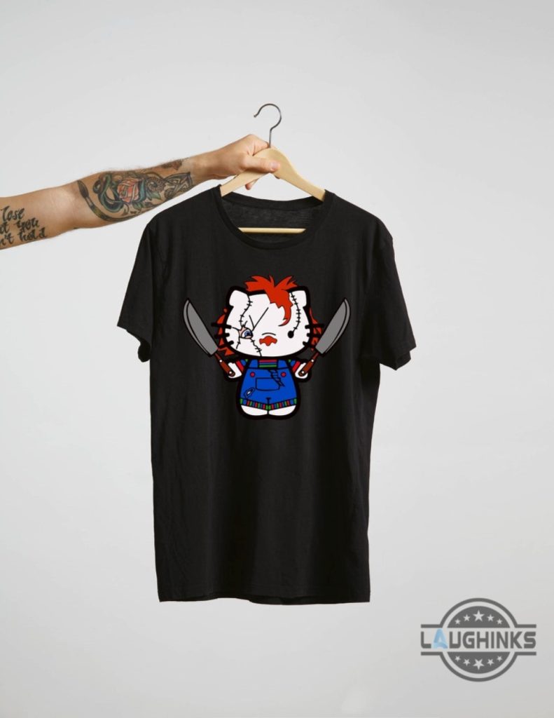 Chucky x hello kitty halloween shirt best hello kitty shirts vintage