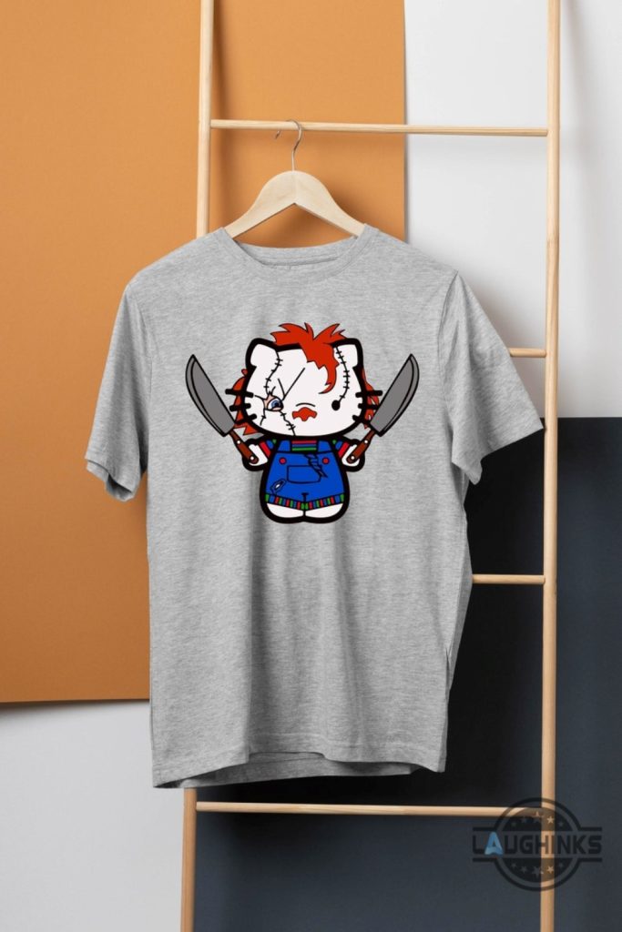 Chucky x hello kitty halloween shirt best hello kitty shirts vintage