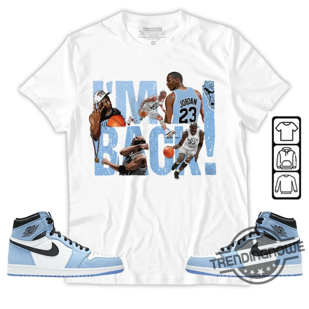 University Blue Jordan 1 Shirt 