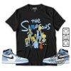Jordan 1 High OG University Blue Shirt Sweatshirt Hoodie Simpson Gangster Shirt To Match Sneaker 1s University Blue Shirt trendingnowe.com 4