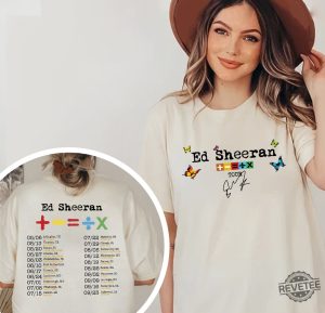 Sheeran Tour Shirt Ed Sheeran Concert Shirt Ed Sheeran Mathematic America Tour Shirt Sheerios Shirt revetee.com 2