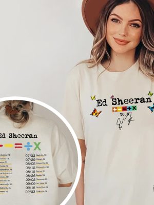 Sheeran Tour Shirt Ed Sheeran Concert Shirt Ed Sheeran Mathematic America Tour Shirt Sheerios Shirt revetee.com 2