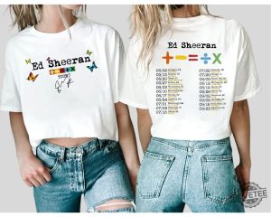 Sheeran Tour Shirt Ed Sheeran Concert Shirt Ed Sheeran Mathematic America Tour Shirt Sheerios Shirt revetee.com 3