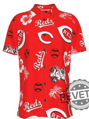 Reds Hawaiian Shirt 2023 Reds Score Reds Hawaiian Shirt Giveaway 2023 Cincinnati Reds Hawaiian Shirt Giveaway 2023 revetee.com 2