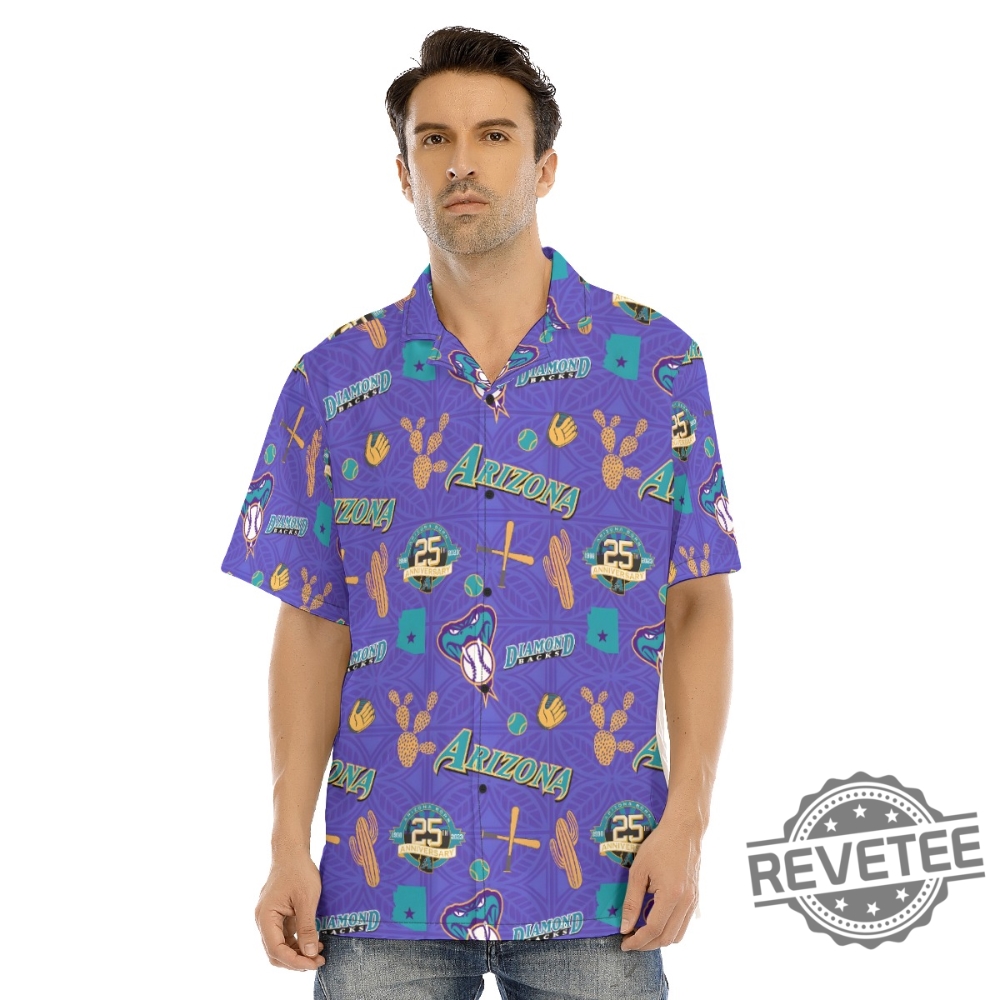 Arizona Diamondbacks Hawaiian Shirt 25Th Anniversary