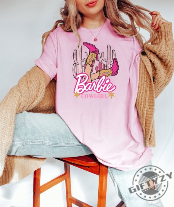 Cowboy Barbie Shirt Cowgirl Bachelorette Party Doll Baby Girl Oppenheimer Shirt Barbenheimer Shirt giftyzy.com 2