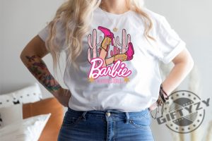 Cowboy Barbie Shirt Cowgirl Bachelorette Party Doll Baby Girl Oppenheimer Shirt Barbenheimer Shirt giftyzy.com 3