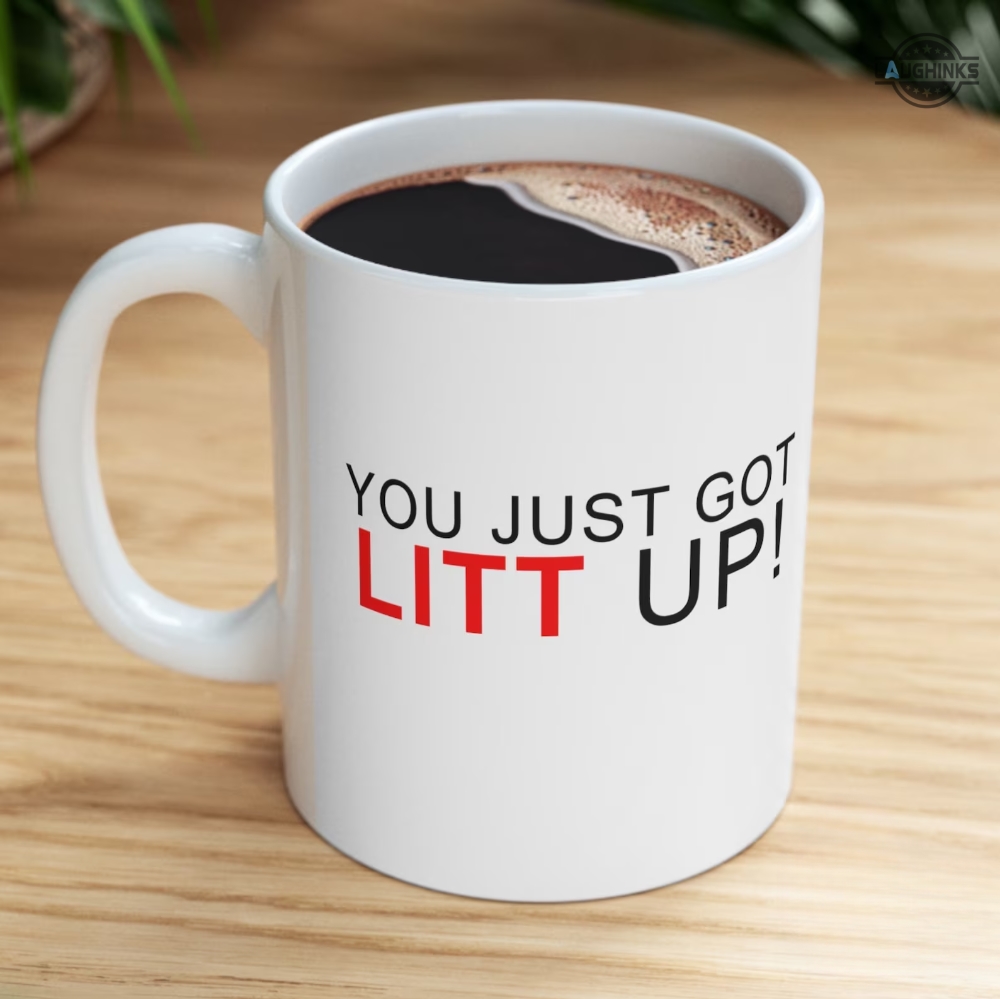 Suits You Just Got Litt Up Ceramic Coffee Mug White 11 Oz 15 Oz