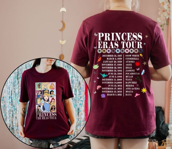 Vintage Princess Eras Tour Shirt Princess Royal Tour Shirt Shimmer Disney Princess Shirt Vintage Disneyworld Shirt Eras Tour Shirt revetee.com 2