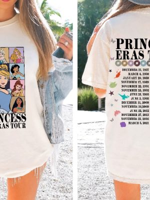 Vintage Princess Eras Tour Shirt Princess Royal Tour Shirt Shimmer Disney Princess Shirt Vintage Disneyworld Shirt Eras Tour Shirt revetee.com 3