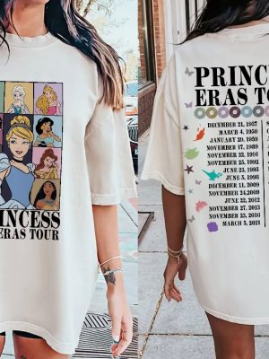 Vintage Princess Eras Tour Shirt Princess Royal Tour Shirt Shimmer Disney Princess Shirt Vintage Disneyworld Shirt Eras Tour Shirt revetee.com 5