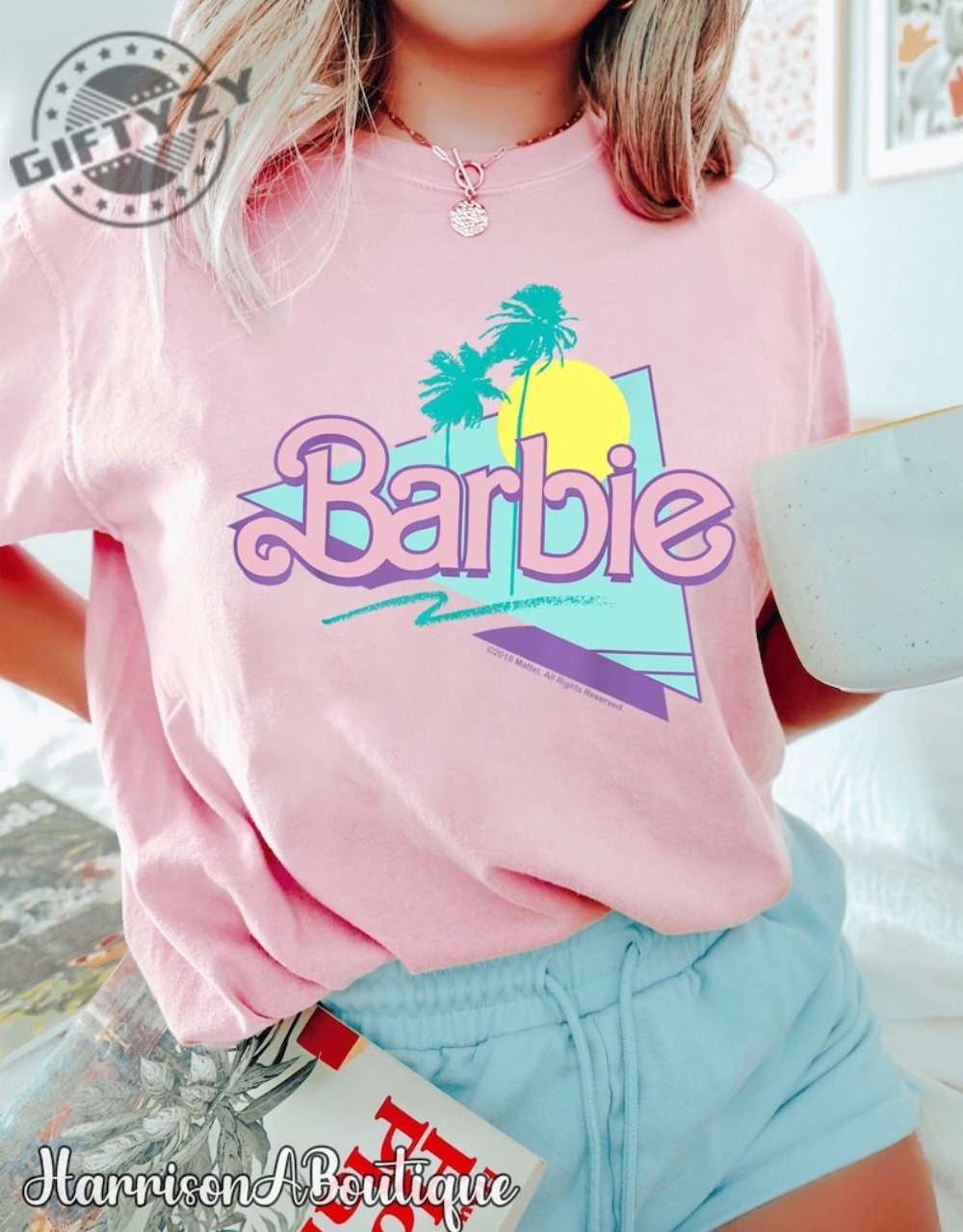 Barbie Shirt 2023 Summer Barbie Shirt Retro Margot Robbie Shirt Oppenheimer Shirt Barbenheimer Shirt