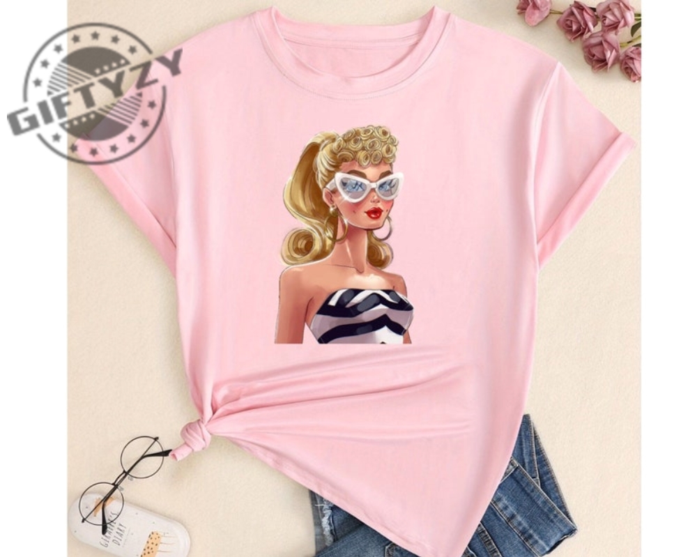 Margot Robbie 2023 Vintage Retro Shirt Barbie Movie Oppenheimer Shirt Barbenheimer Shirt