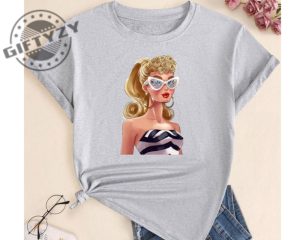 Margot Robbie 2023 Vintage Retro Shirt Barbie Movie Oppenheimer Shirt Barbenheimer Shirt giftyzy.com 4