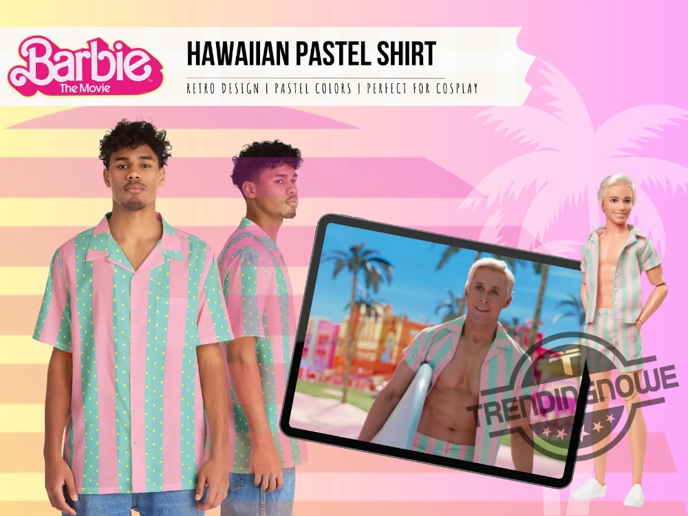 Ken Hawaiian Shirt Barbie The Movie 2023 Cosplay Perfect Margot Robbie Shirt Ryan Gosling Shirt 8 Ken Hawaiian Shirt Barbie The Movie 2023 Cosplay Perfect Margot Robbie Shirt Ryan Gosling Shirt trendingnowe.com 1