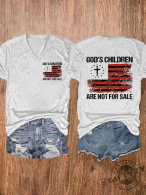 Gods Children Are Not For Sale Shirt Inspirational Shirt Protect Children Sound Of Freedom Shirt giftyzy.com 3