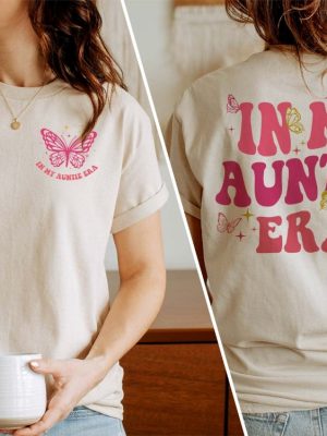 In My Auntie Era Shirt Aunt Era Eras Sweatshirt Oversized Aunt Shirt Retro Aunt Sweatshirt Baby Announcement For Aunt Funny Aunt Shirt revetee.com 3