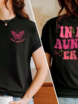 In My Auntie Era Shirt Aunt Era Eras Sweatshirt Oversized Aunt Shirt Retro Aunt Sweatshirt Baby Announcement For Aunt Funny Aunt Shirt revetee.com 6