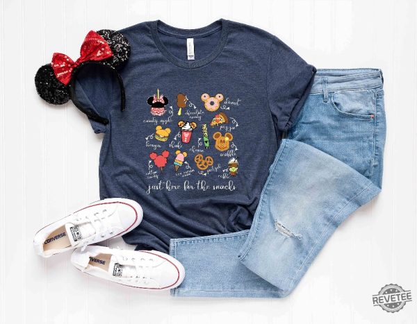 Just Here For The Snacks Shirt Disney Snacks Shirt Disney Snack Goals Shirt Disney Vacation Shirt Disney Epcot Shirt Disney Food Lover revetee.com 1