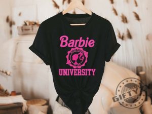 Barbie University Shirt Oppenheimer Barbenheimer Shirt Trending Movie 2023 Vintage Barbie Shirt giftyzy.com 2