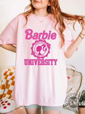 Barbie University Shirt Oppenheimer Barbenheimer Shirt Trending Movie 2023 Vintage Barbie Shirt giftyzy.com 3