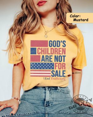 Sound Of Freedom Shirt Protect Our Children Trending Quotes Gods Children Are Not For Sale Shirt giftyzy.com 3