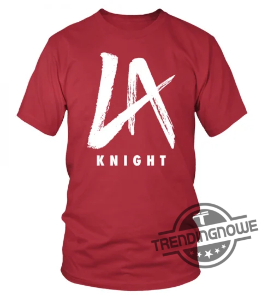 Come get your name on the LA Knight shirt at the WWE main event