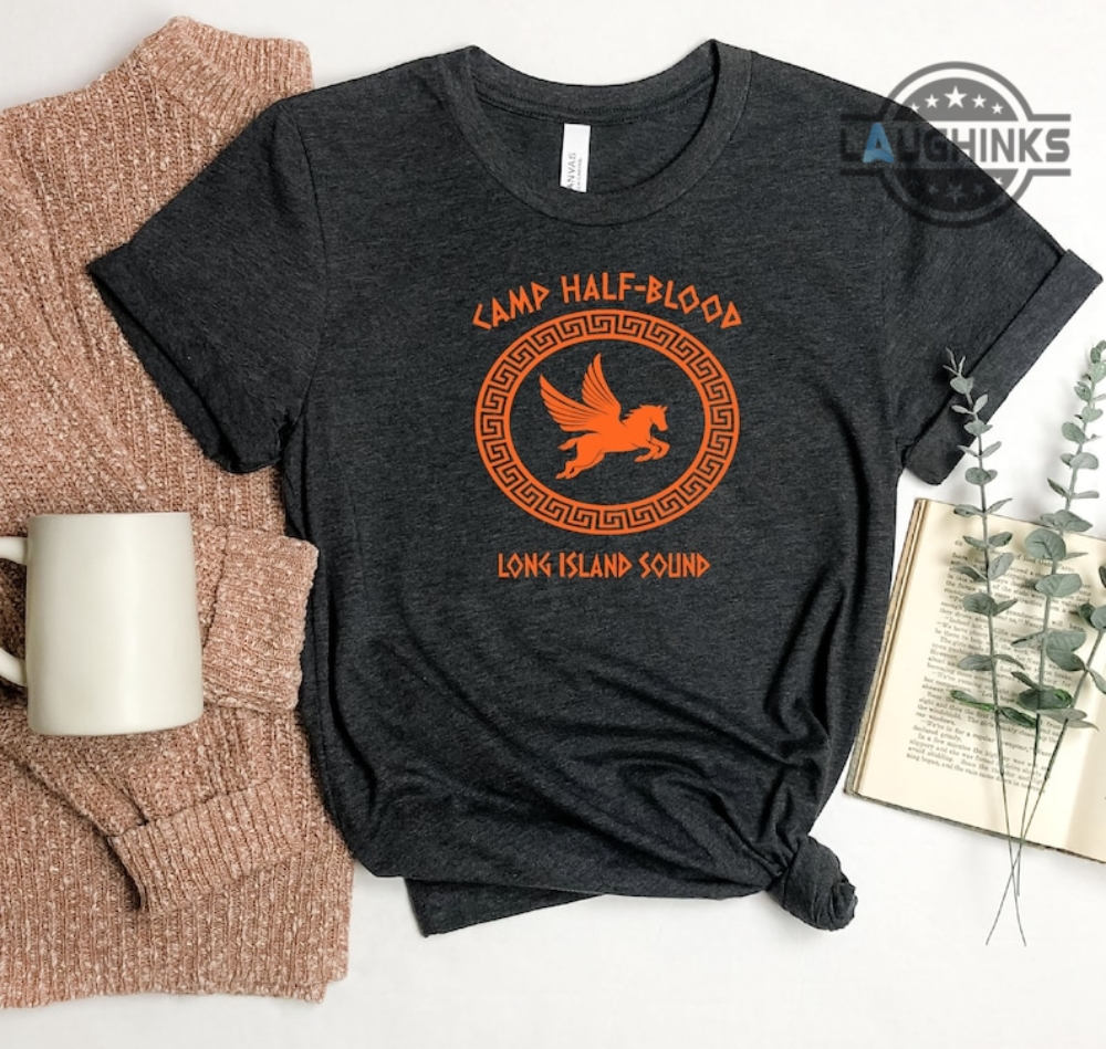  Camp Half Blood Shirt (3XL, Orange) : Handmade Products