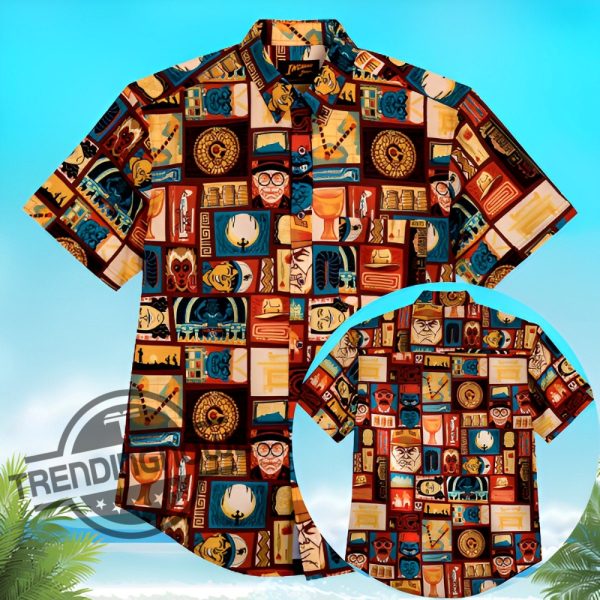 New Indiana Jones Hawaiian Shirt Indiana Jones 2023 Vintage Shirts And Shorts Disney Merch Indiana Jones Hawaiian Shirt trendingnowe.com 1